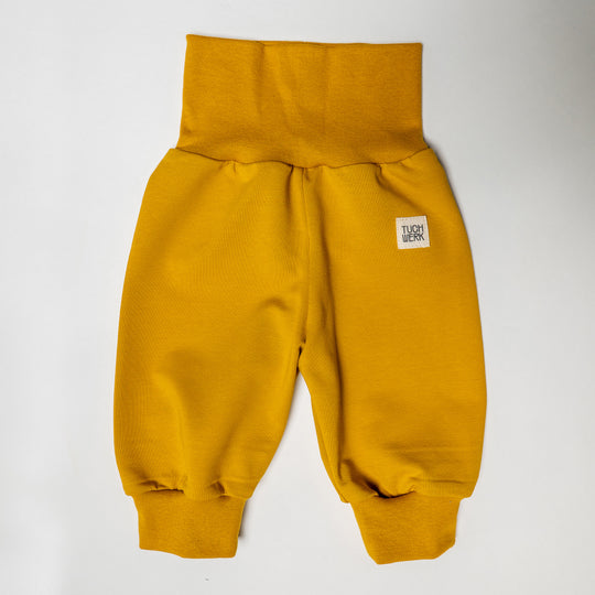 handgemachte Babyhose aus Jersey, Mitwachshose, weiches Bündchen, Baby Kleidung, made in Austria, für Junge oder Mädchen