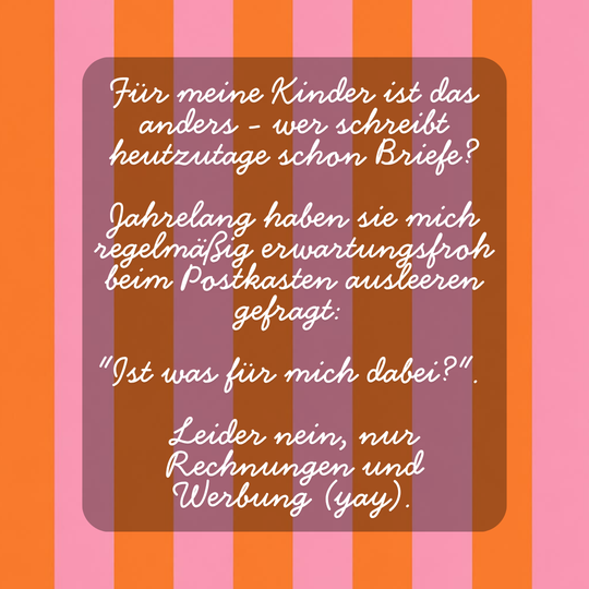 Post für Dich - Briefclub für Kinder Einzelkauf zum Probieren und ideal als Geschenk