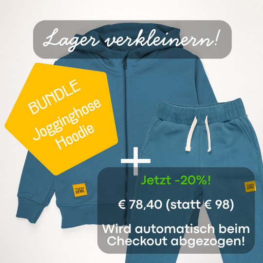 Jogginganzug in petrolblau (Bundlepreis)