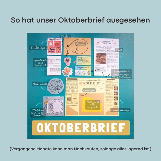 Post für Dich - Briefclub für Kinder Einzelkauf zum Probieren und ideal als Geschenk