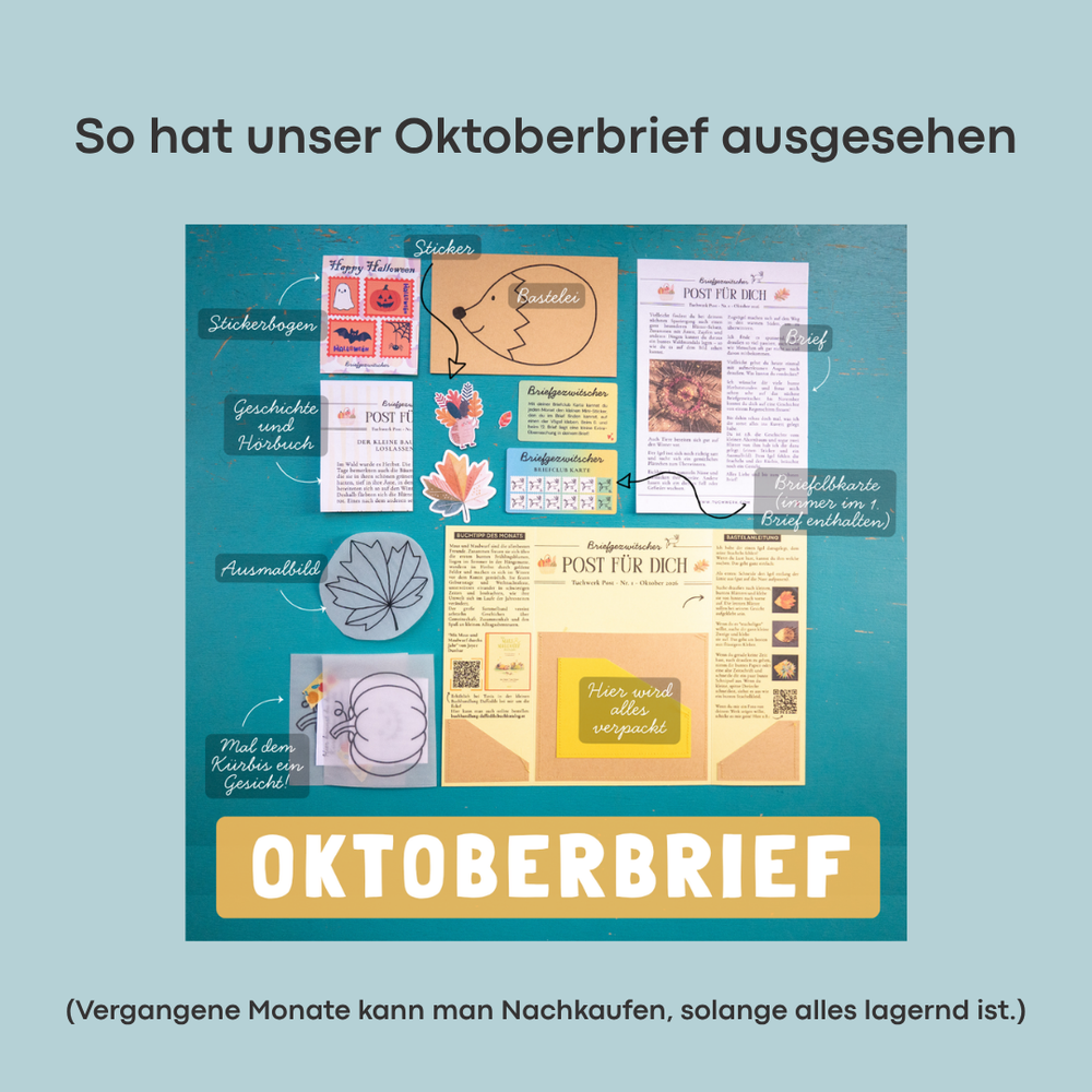 Post für Dich - unser Briefclub für Kinder im Abonnement