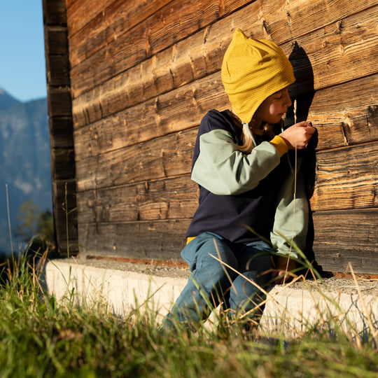 leichter Sweater aus Biobaumwolle für Kinder und Babys