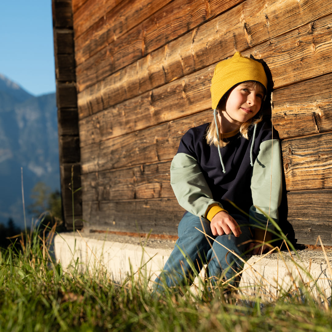 leichter Sweater aus Biobaumwolle für Kinder und Babys